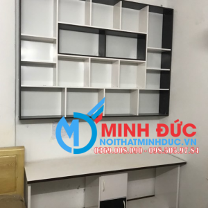 Bàn học cao 2m, rộng 1m6, sâu 55cm